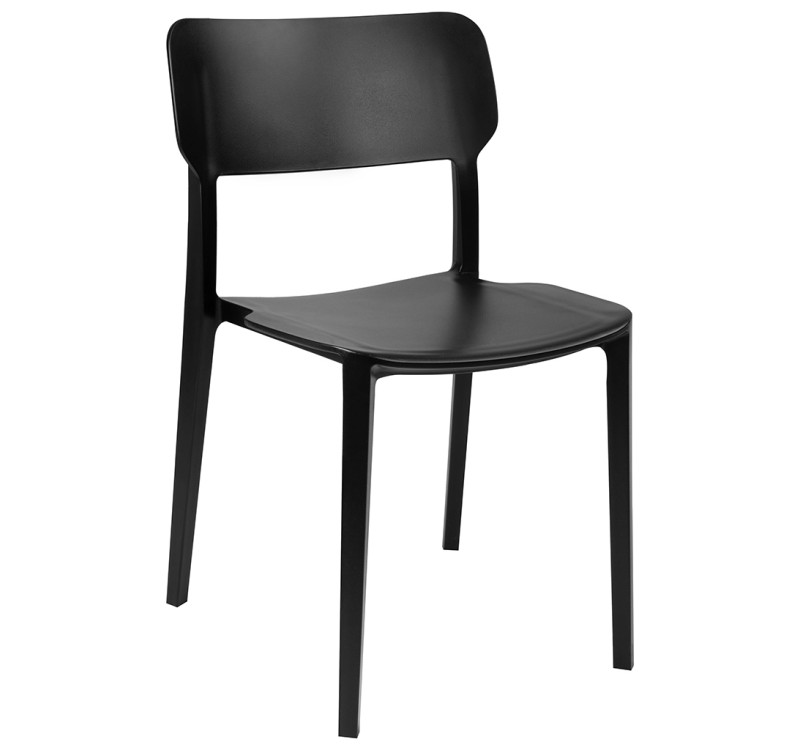 Krzesło AGAT PREMIUM czarne - polipropylen