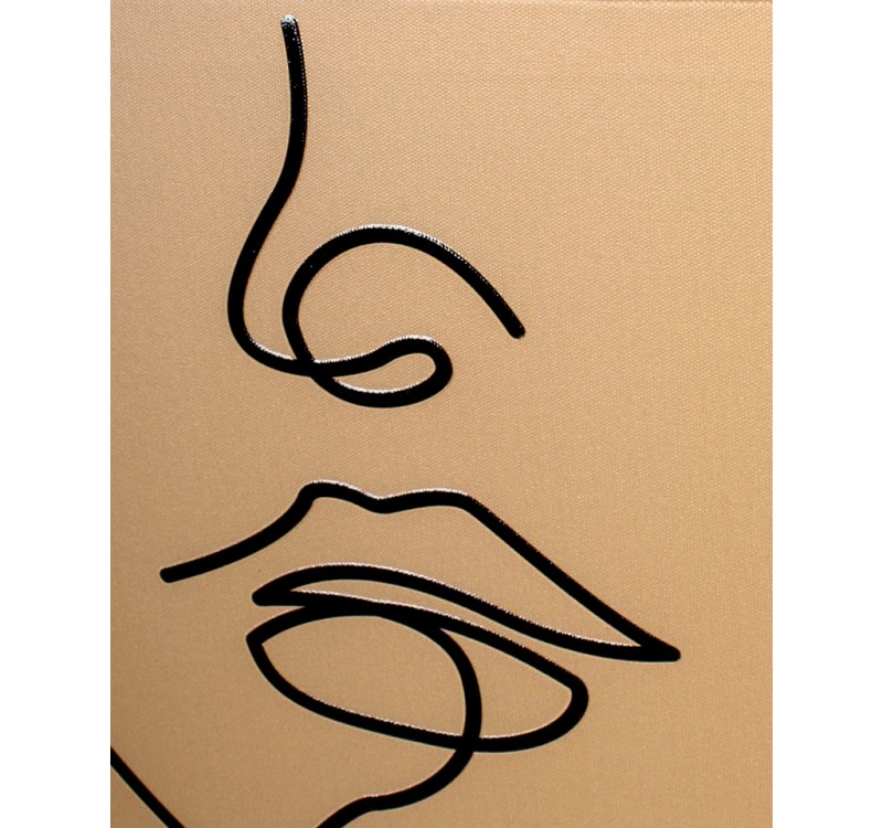 KARE obraz FACCIA ARTE TRI COLORE 90x120 cm