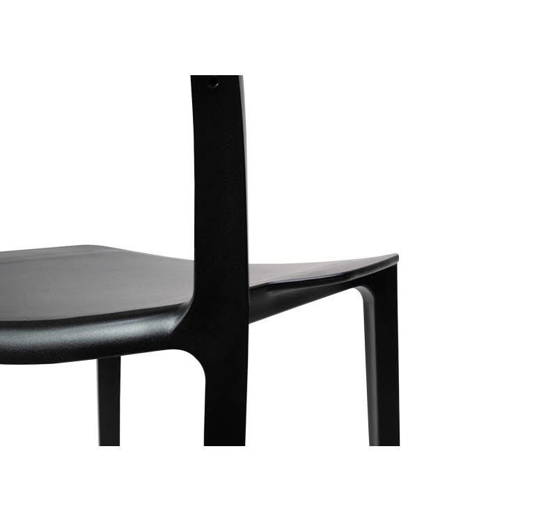 Krzesło AGAT PREMIUM czarne - polipropylen