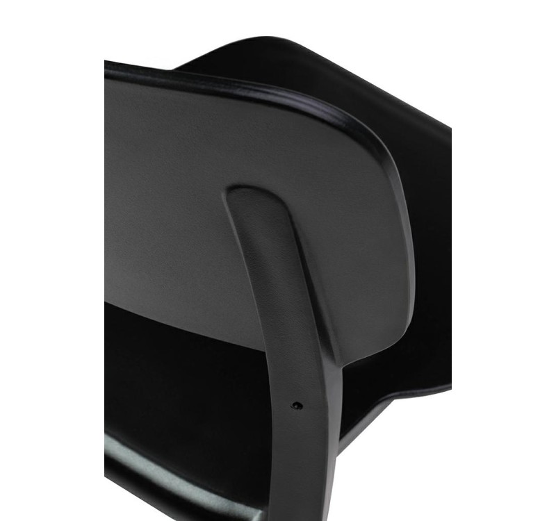 Krzesło AGAT PREMIUM czarne - polipropylen