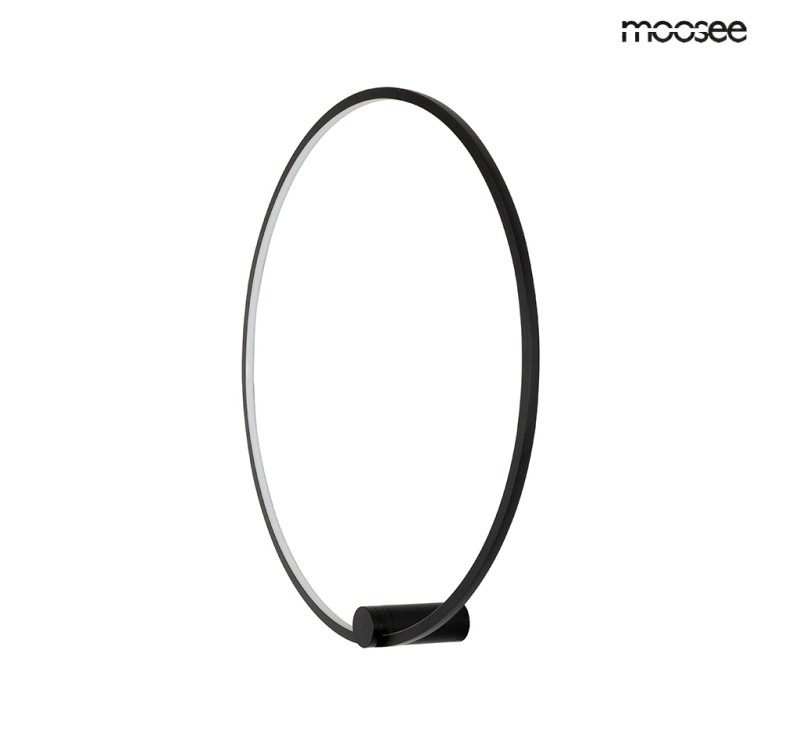 MOOSEE lampa ścienna HOOP 60 czarna