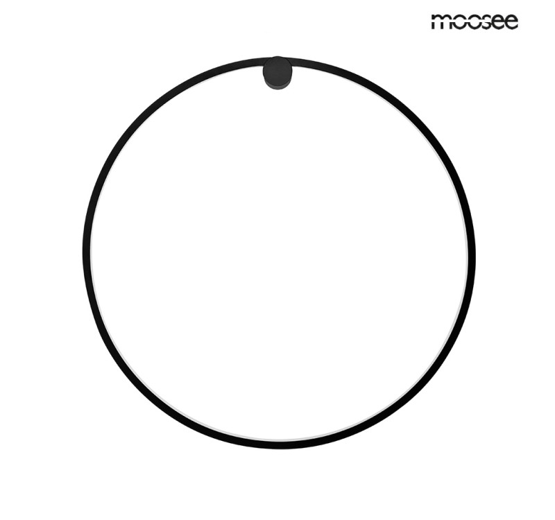 MOOSEE lampa ścienna HOOP 60 czarna