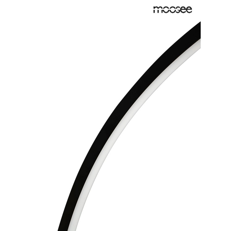 MOOSEE lampa ścienna HOOP 60 czarna