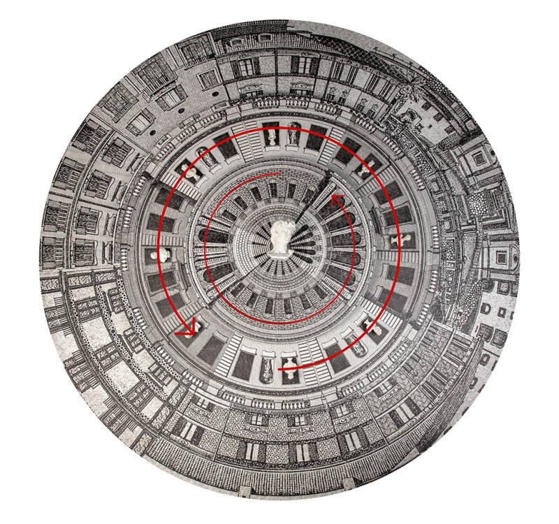 Obraz FISH EYE CITY 200x200 cm