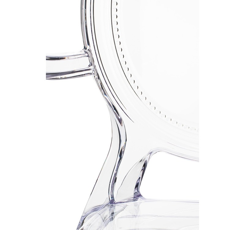 Krzesło PRINCE ARM transparentne - poliwęglan