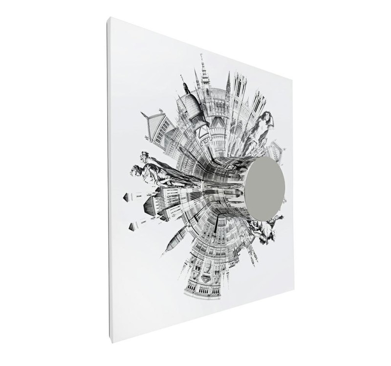 Obraz CRAZY WORLD 180x180 cm