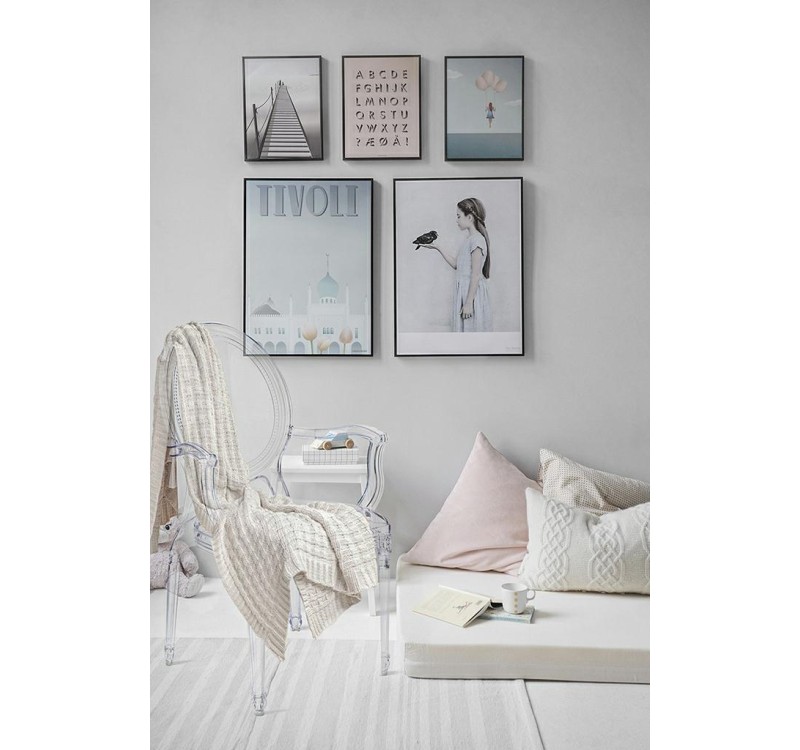 Krzesło PRINCE ARM transparentne - poliwęglan