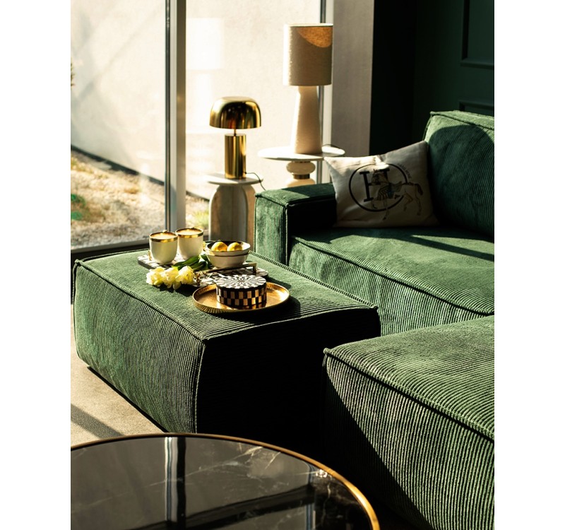 Narożnik PILLOW M prawy z funkcją spania  zielony