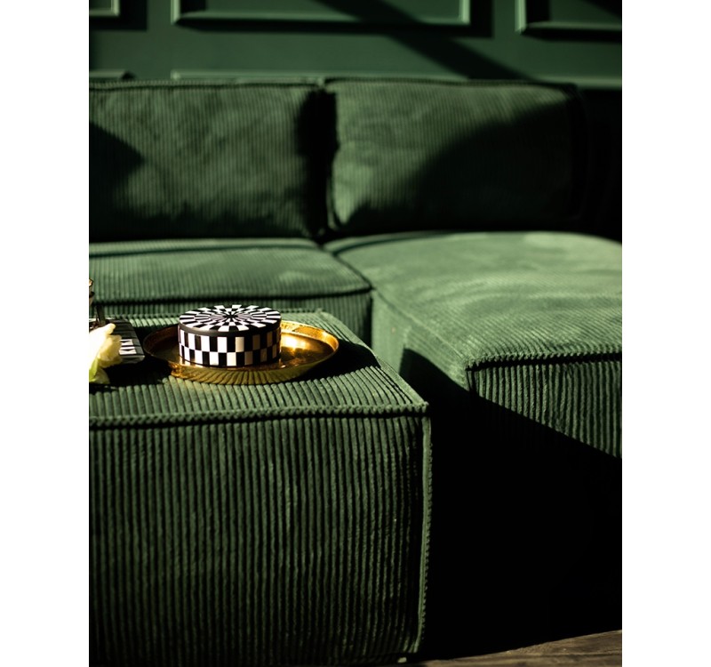 Narożnik PILLOW M prawy z funkcją spania  zielony