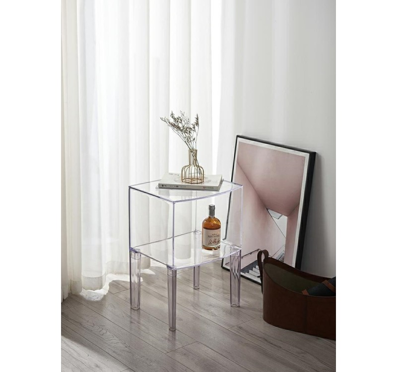 Szafka nocna VISION  transparentna - poliwęglan