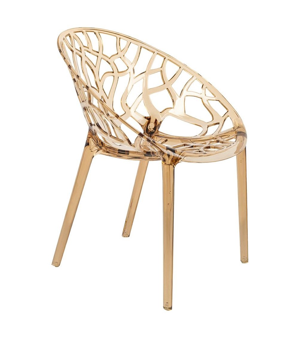 Krzesło KORAL amber - poliwęglan