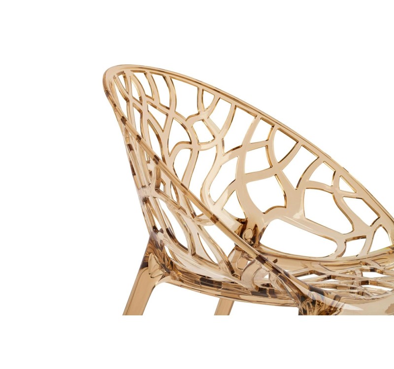 Krzesło KORAL amber - poliwęglan