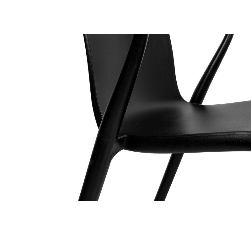 Krzesło SPARKS czarne - polipropylen