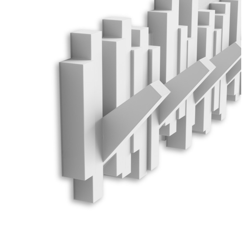 UMBRA wieszak na ubrania STICKS biały