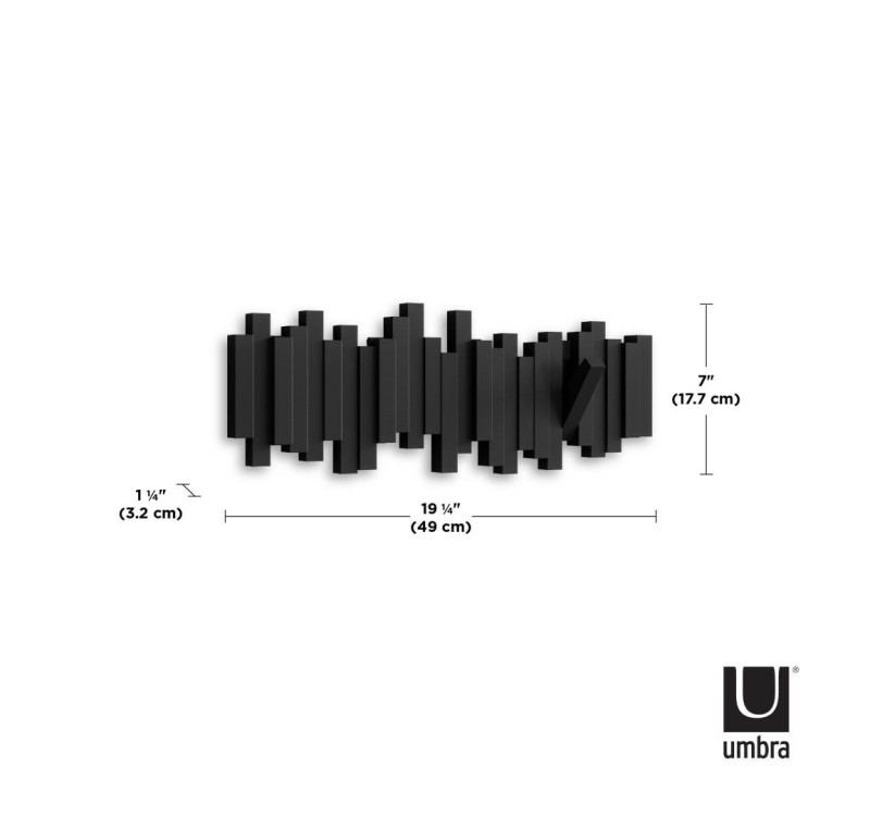 UMBRA wieszak na ubrania STICKS czarny