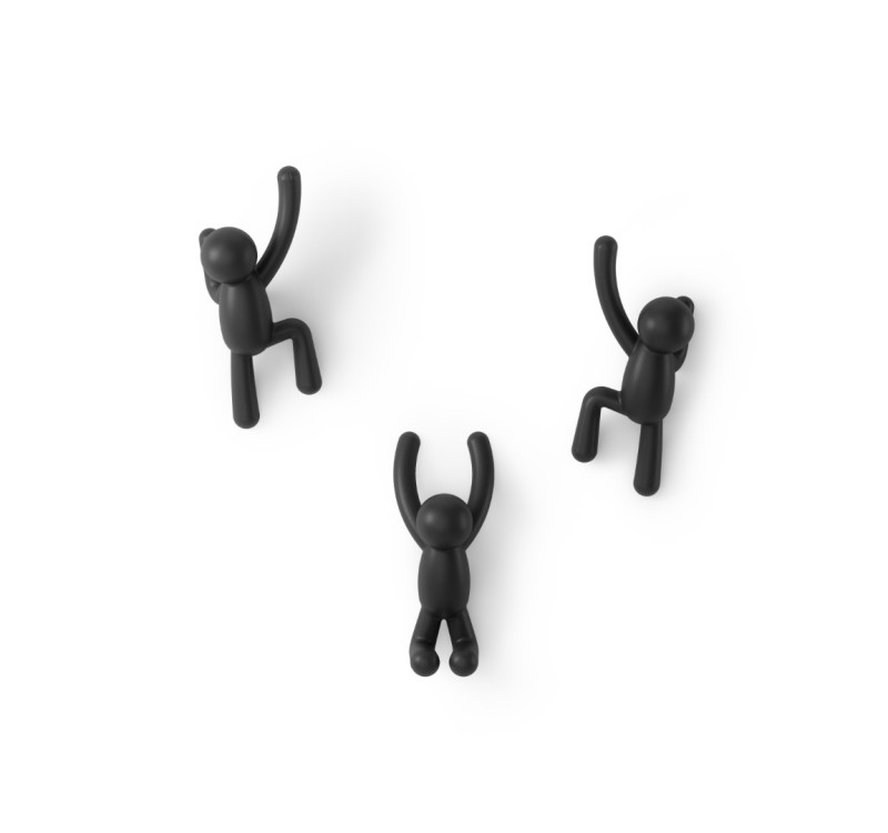 UMBRA wieszak ścienny BUDDY czarny