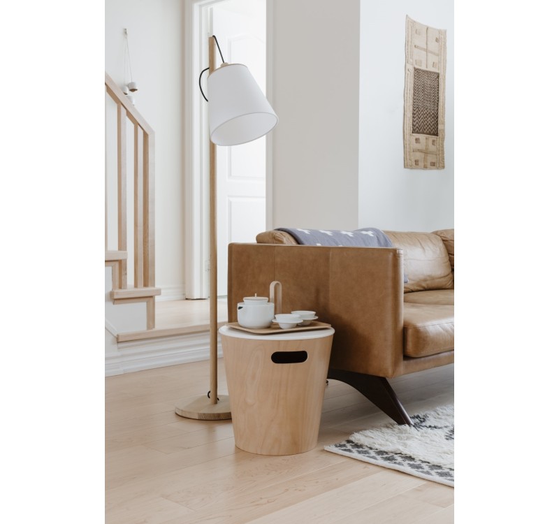 UMBRA stolik WOODROW biały - drewno