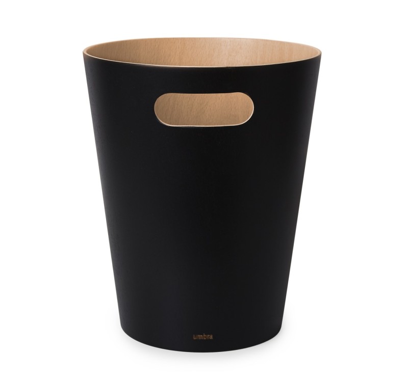 UMBRA kosz na śmieci WOODROW  - czarny