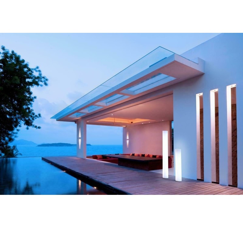 NEW GARDEN lampa ogrodowa FITY 100 CABLE biała