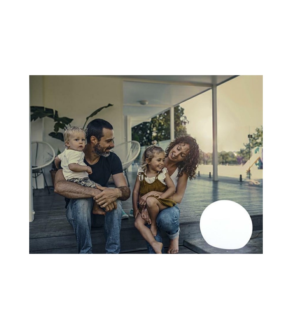 NEW GARDEN lampa ogrodowa BULY 20 CABLE biała