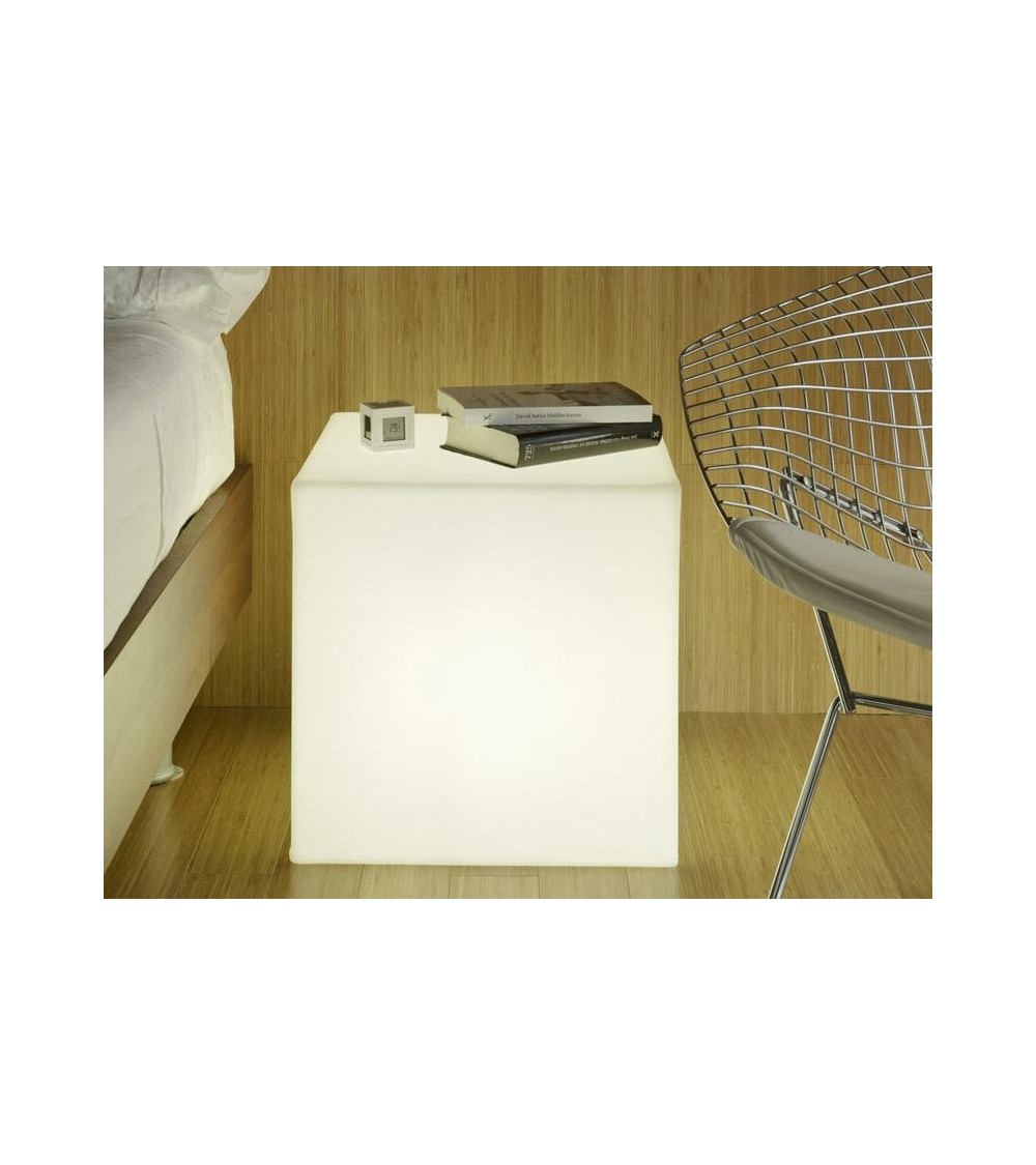 NEW GARDEN lampa ogrodowa CUBY 32 CABLE biały