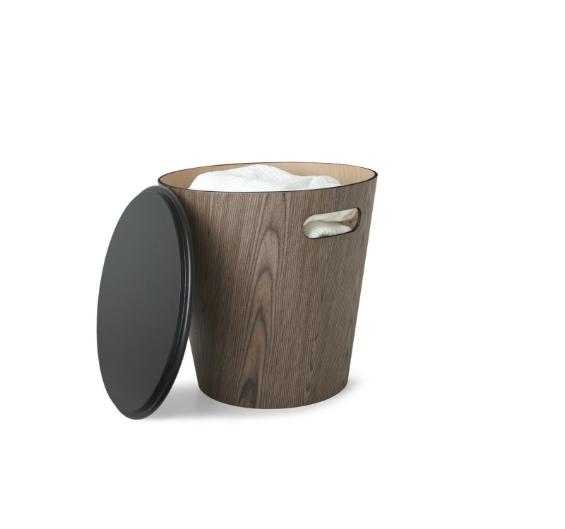 UMBRA stolik WOODROW czarny - orzech