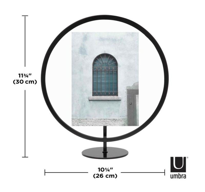 UMBRA ramka na zdjęcia INFINITY okrągła czarna