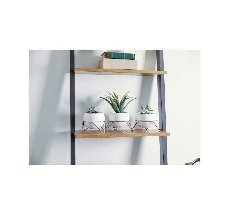 UMBRA doniczki POTSY - biały, srebrny