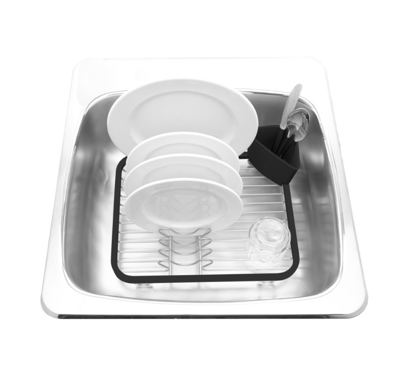 UMBRA ociekacz do naczyń SINKIN -czarny,nikiel