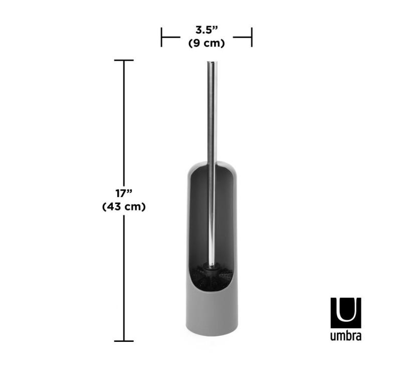 UMBRA szczotka do wc TOUCH - szary