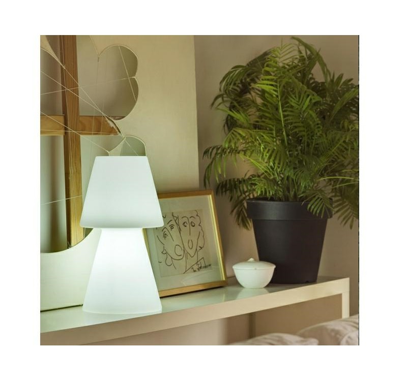 NEW GARDEN lampa LOLA 45 BATTERY biała