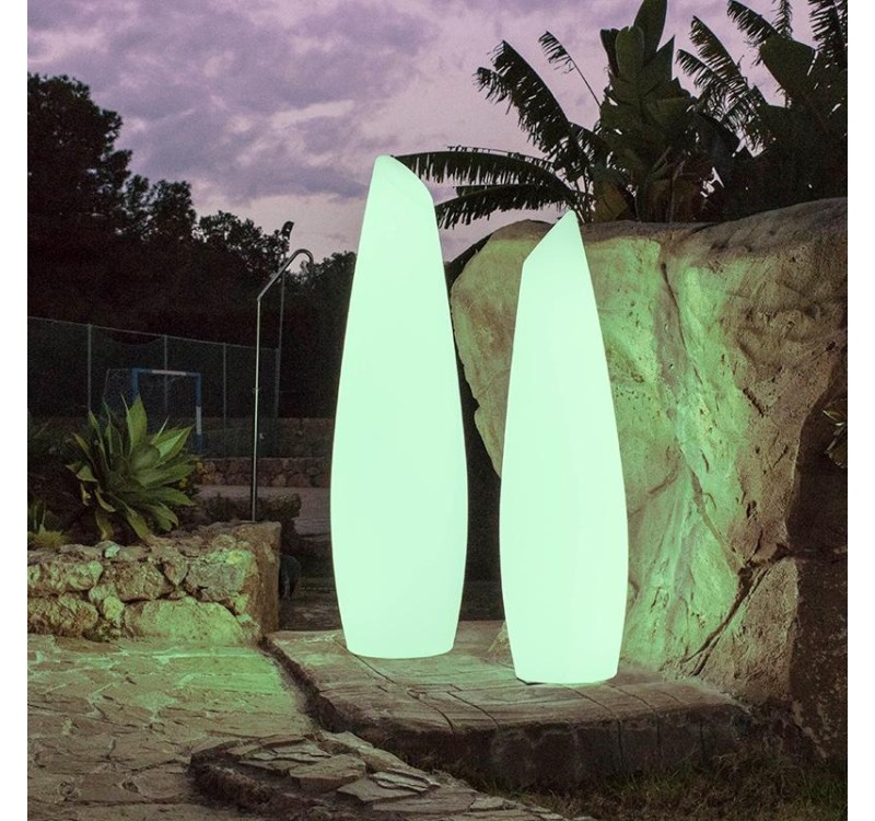 NEW GARDEN lampa ogrodowa FREDO 170 BATTERY biała