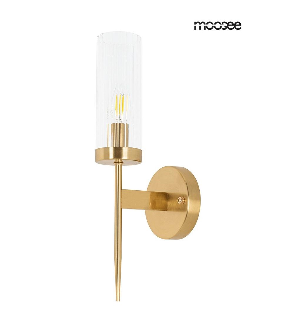 MOOSEE lampa ścienna TORCH złota