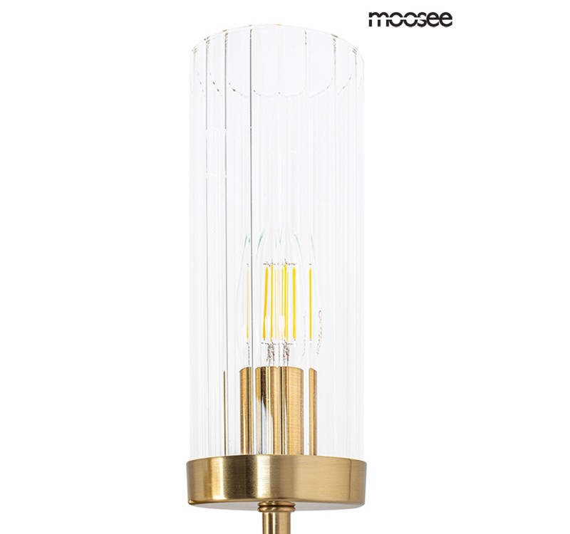 MOOSEE lampa ścienna TORCH złota