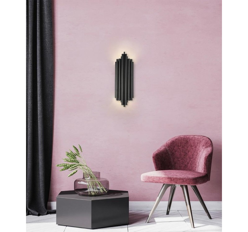 MOOSEE lampa ścienna HARMONIC BLACK czarna