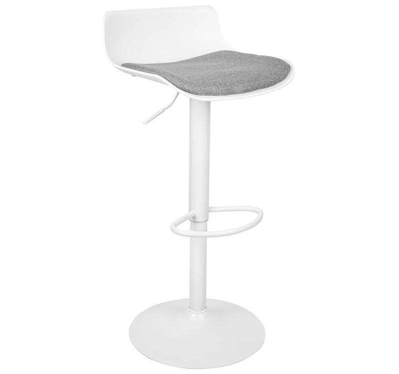 Krzesło barowe SNAP BAR TAP regulowane białe