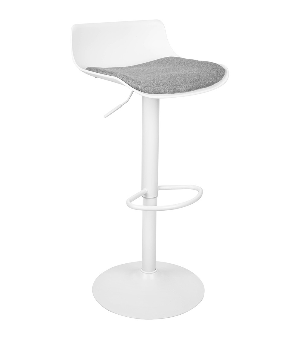 Krzesło barowe SNAP BAR TAP regulowane białe