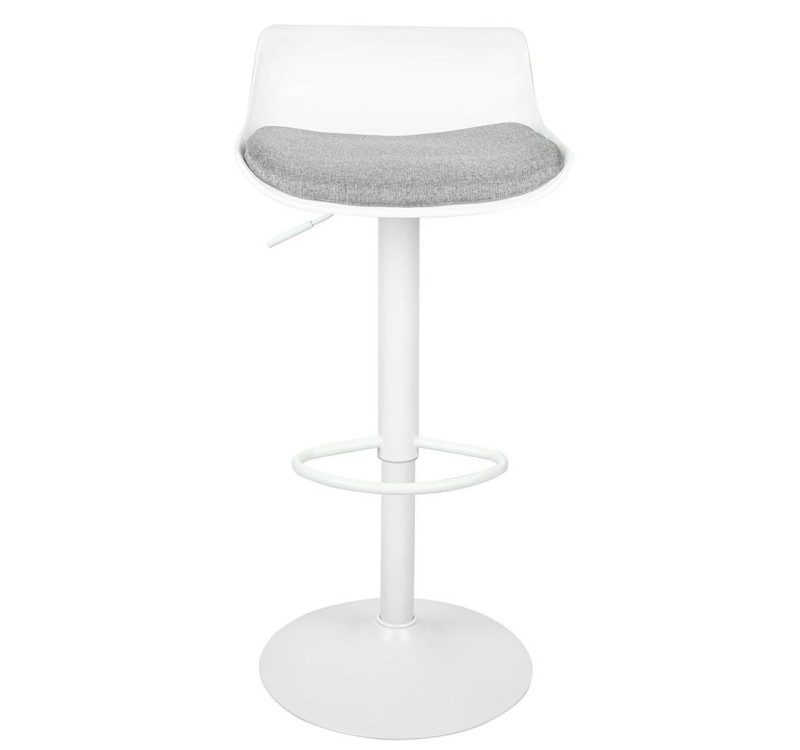 Krzesło barowe SNAP BAR TAP regulowane białe