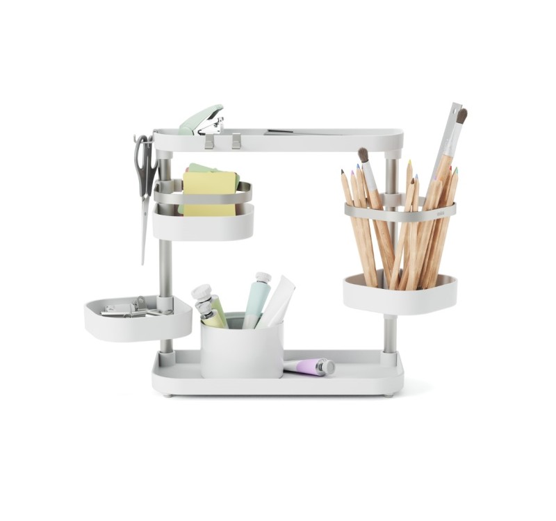 UMBRA organizer kuchenny HOLSTER biało / niklowany