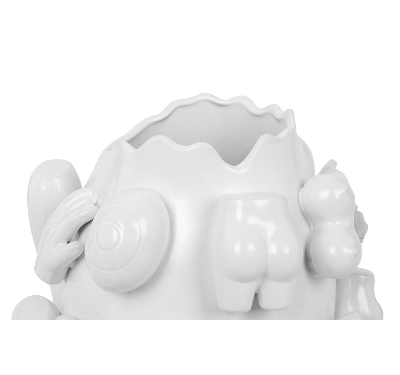 KARE wazon dekoracyjny BODY PARTS 37cm biały