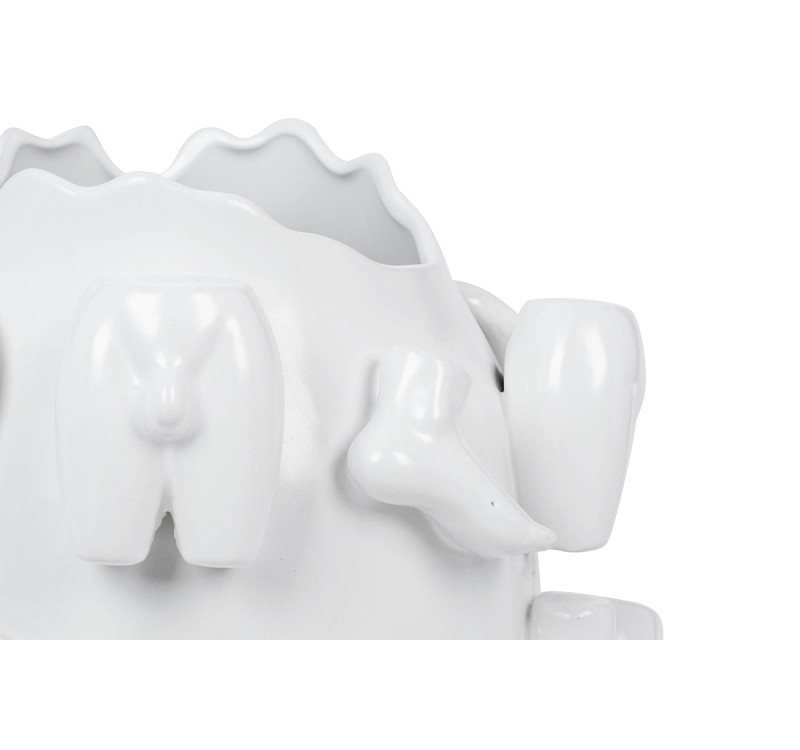 KARE wazon dekoracyjny BODY PARTS 37cm biały