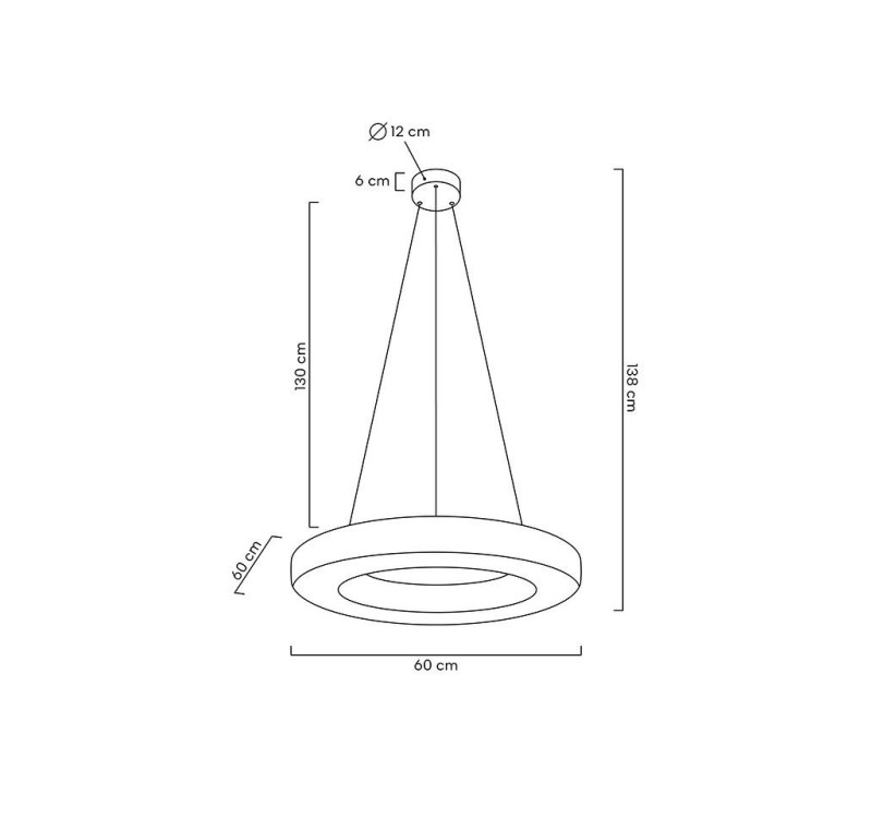 MOOSEE lampa wisząca ALLISIA 60 złota