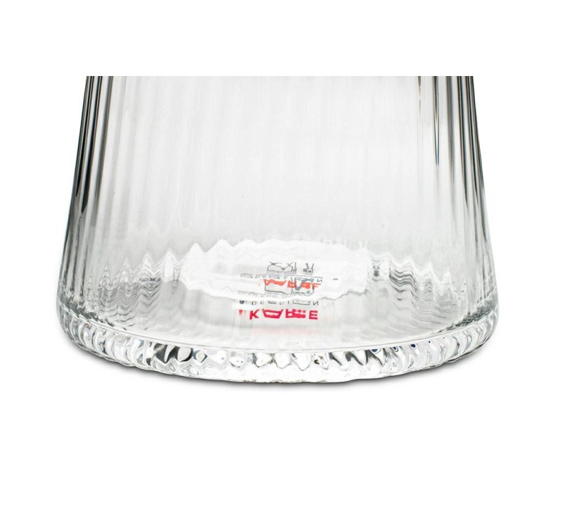 KARE komplet 4 szklanek RIFFLE 440ml      transparentny