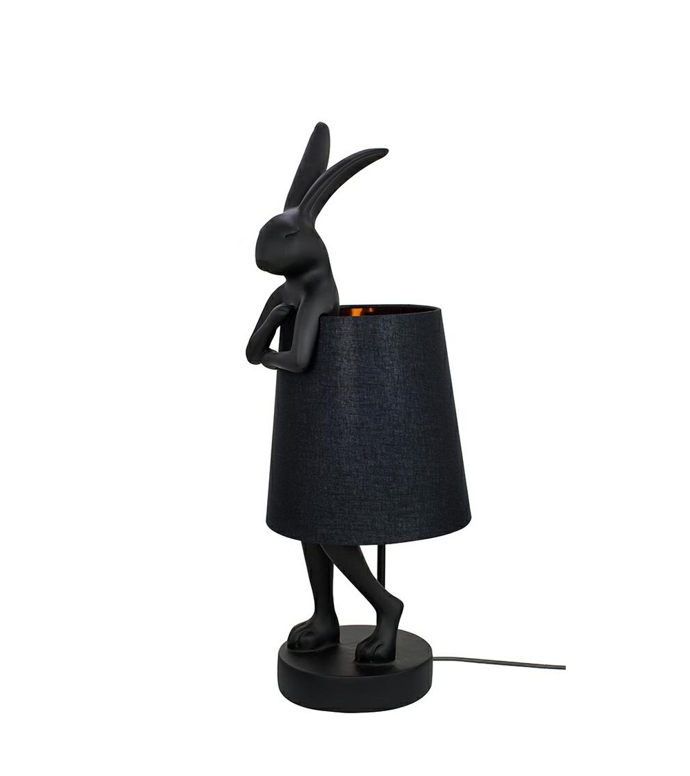 KARE lampa stołowa RABBIT 68 cm czarna
