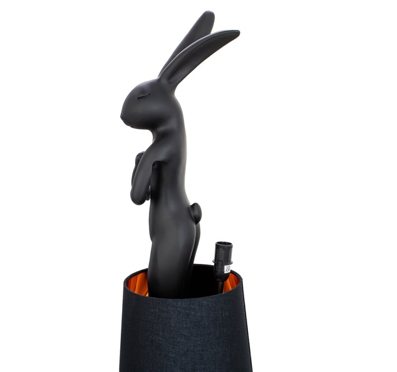 KARE lampa stołowa RABBIT 68 cm czarna