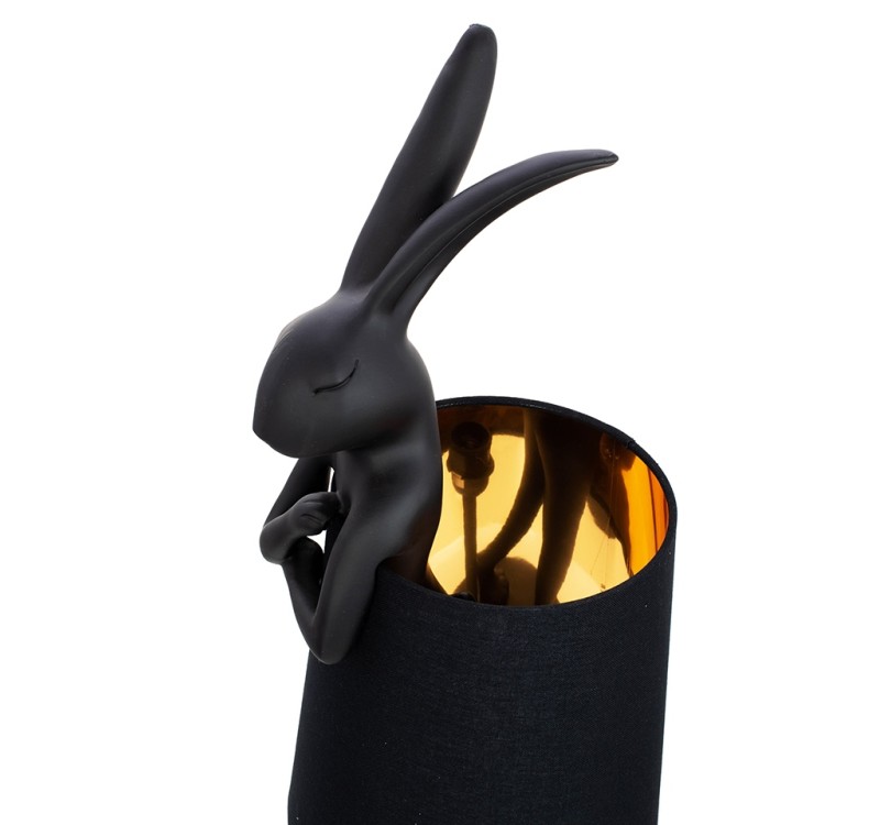 KARE lampa stołowa RABBIT 68 cm czarna