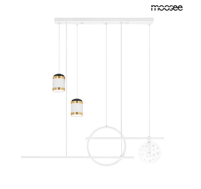 MOOSEE lampa wisząca STARS biała