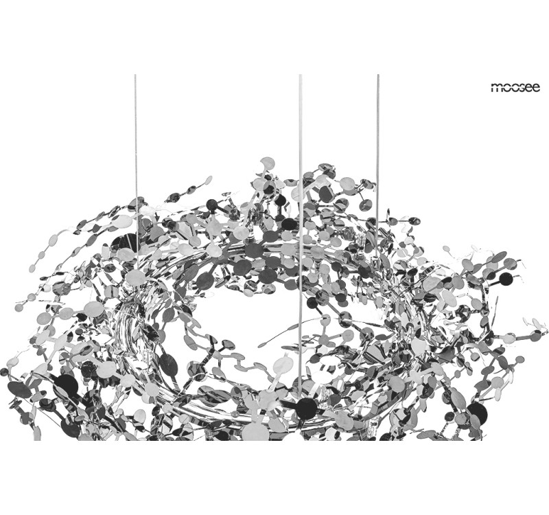 MOOSEE lampa wisząca MONETE 80 chrom
