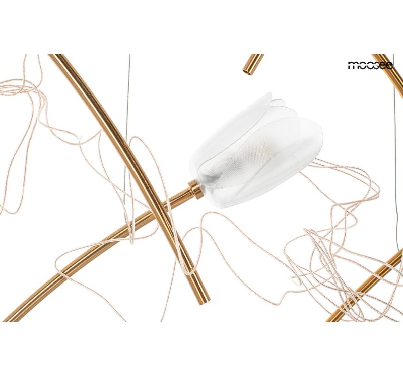 MOOSEE lampa wisząca TULIPPE 7 DISC złota