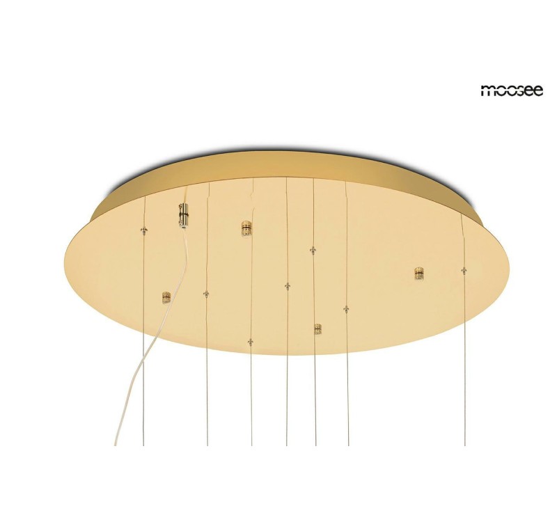 MOOSEE lampa wisząca TULIPPE 7 DISC złota